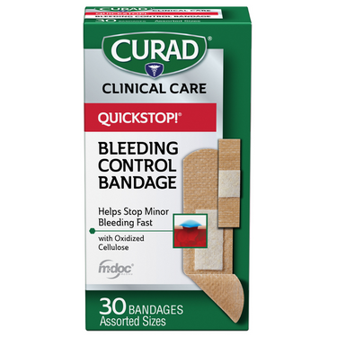 QuickStop! Bleeding Control Bandages, Assorted Sizes, 30 count